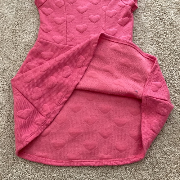 Girls dress pink with hearts size 5 - Picture 9 of 12
